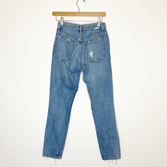 Boyish Billy High Rise Tapered Leg Denim Jeans Starman Distressed - Picture 3 of 11